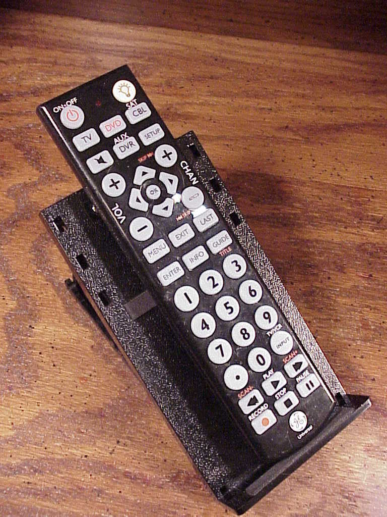 GE LED Back Lit 4 Device Universal Remote Control, no. RC24116B 1938
