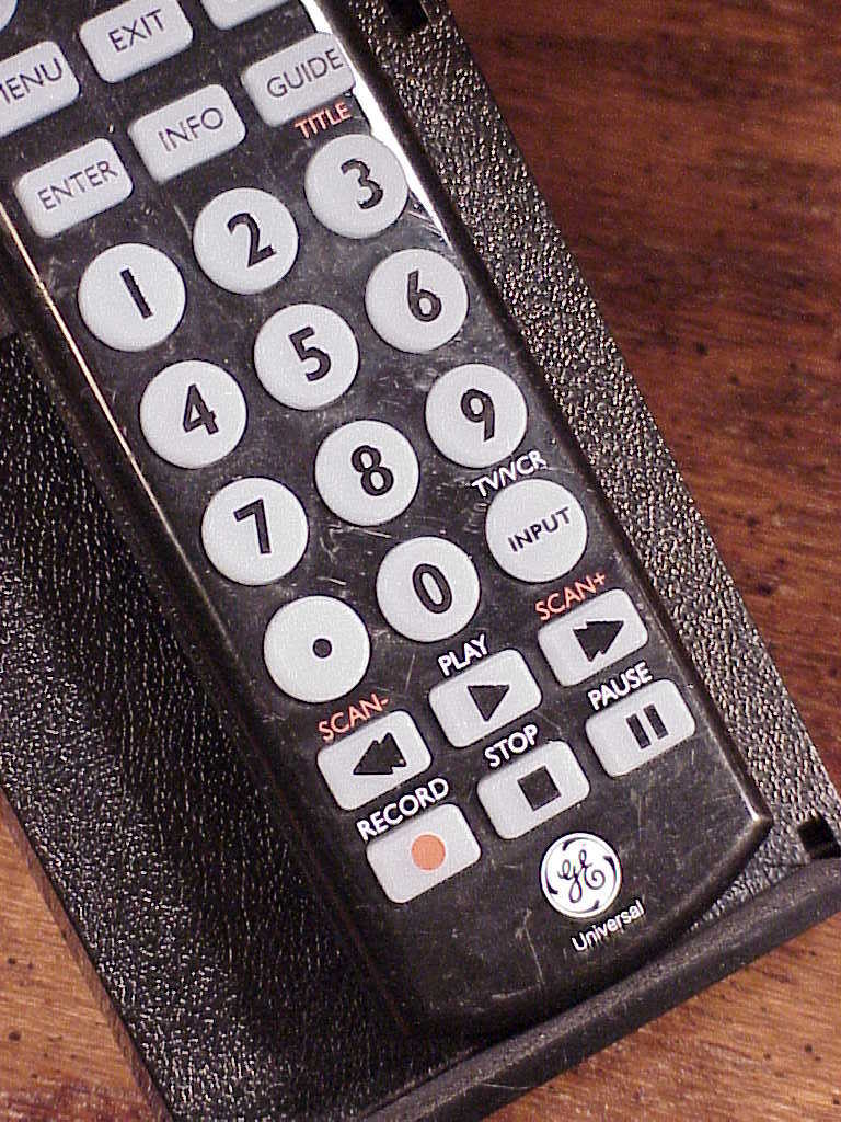 GE LED Back Lit 4 Device Universal Remote Control, no. RC24116B 1938