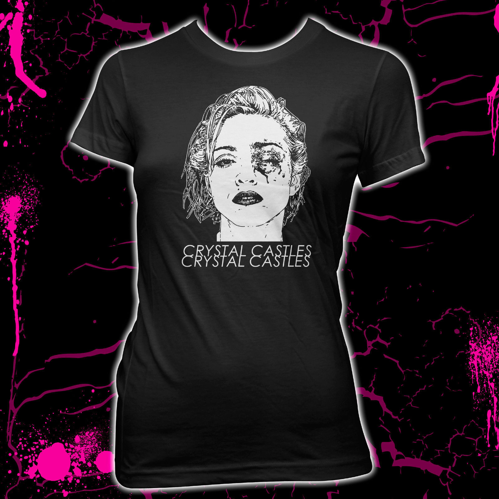 Crystal Castles - Madonna Bruised - Women's Pre-shrunk, 100% cotton t-shirt