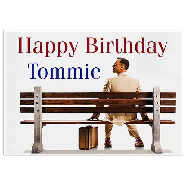 Forrest Gump Movie Film Birthday Banner Party Decoration Backdrop