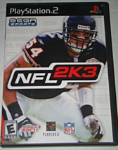 Playstation 2  - SEGA SPORTS - NFL 2K3 (Complete with Instructions) - $8.00