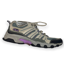 Fila Women's Day Hiker Gray Purple Running Shoes Sneakers Size 9.5 - $24.74