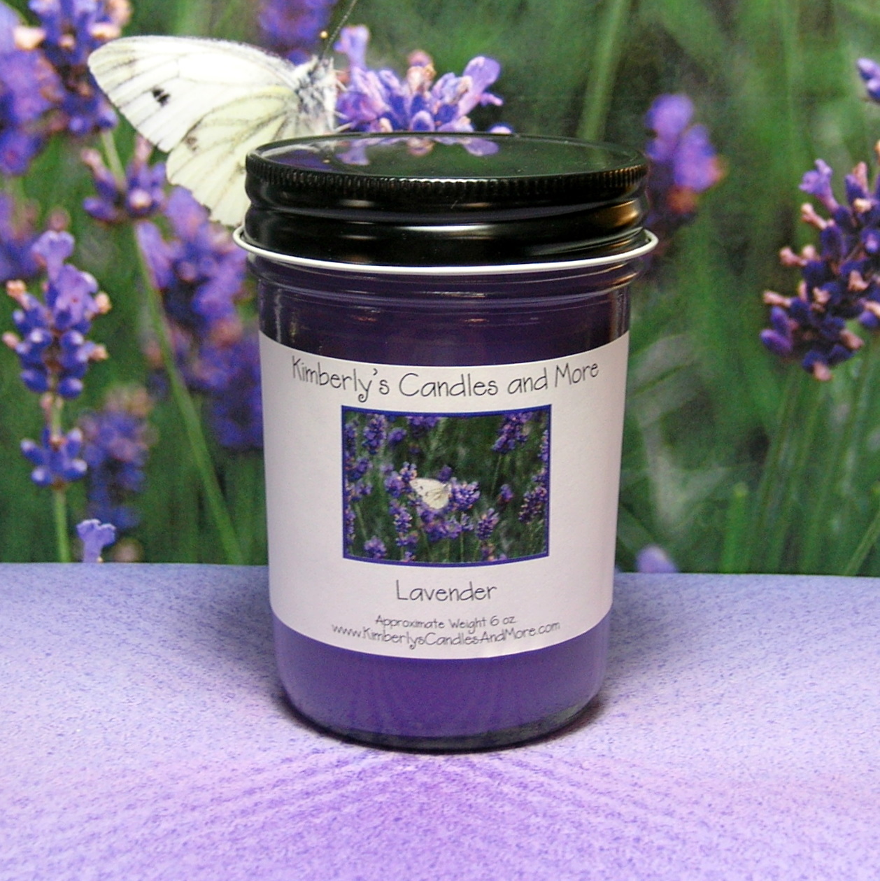 Lavender PURE SOY Jelly Jar Candle Candles