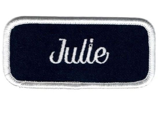 Julie Name Patch - Work Uniform / Name Tag JULIE UENP - Patches