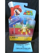Super Mario Jakks Pacific 4&quot; Larry Koopa with Wand Action Figure World N... - $47.48