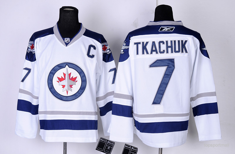 Men's Winnipeg Jets 7 Keith Tkachuk Ice Hockey Jerseys HockeyNHL