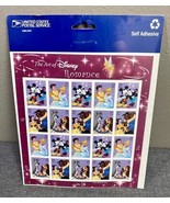 The Art of Disney - Romance Mickey / Cinderella Stamps Sheet SEALED! - $12.86