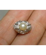 MEN&#39;S Tie Tack Pin in 12K Gold Filled and 5 mm Pearl - FREE SHIPPING - £24.64 GBP