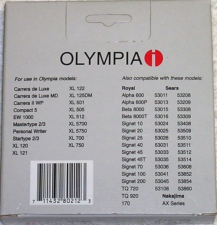 Olympia Personal Writer Typewriter Ribbon Correction Spool FREE SHIPPING