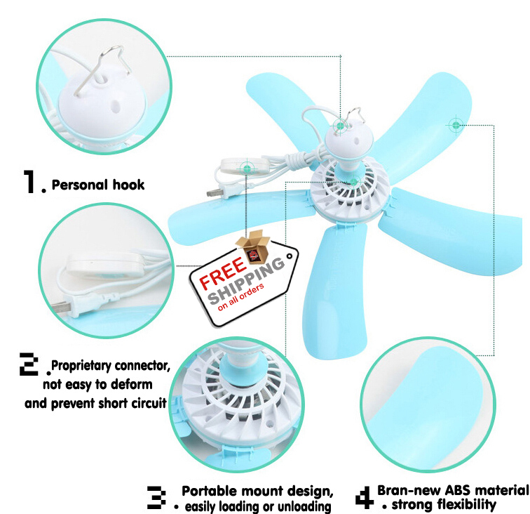Ceiling Cool Fan Mosquito Killer 7W Energy saving Mini SEE VIDEO Ceiling Fans