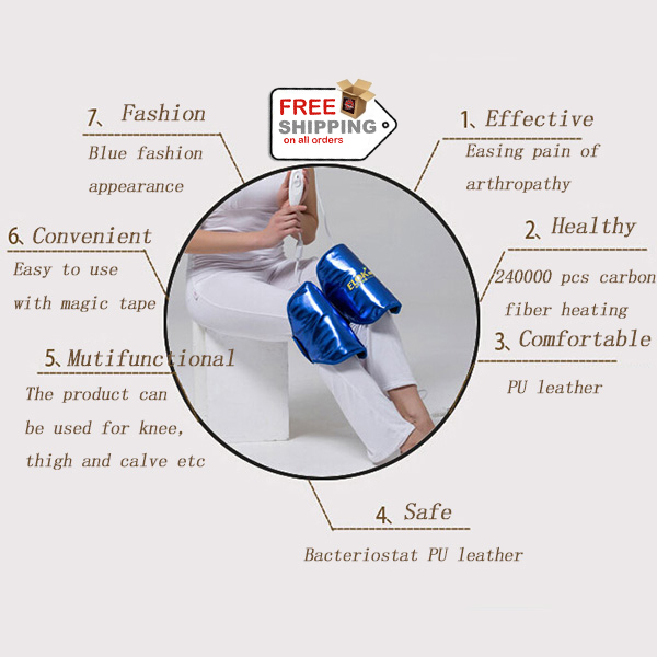 Infrared Thermal Electric Leg Warmer Pad Relaxing Heating Thigh Calve