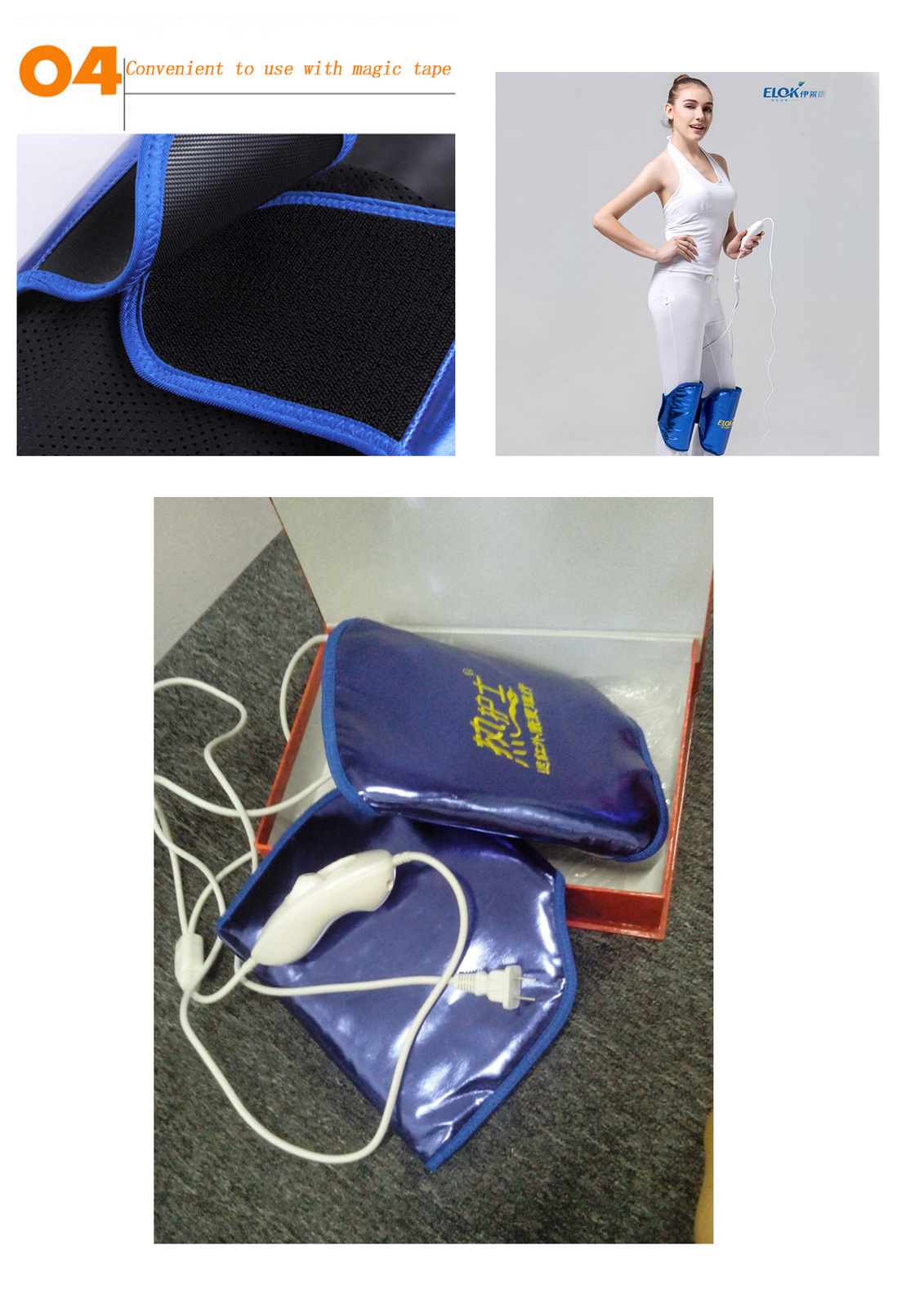 Infrared Thermal Electric Leg Warmer Pad Relaxing Heating Thigh Calve SEE VIDEO Other Health