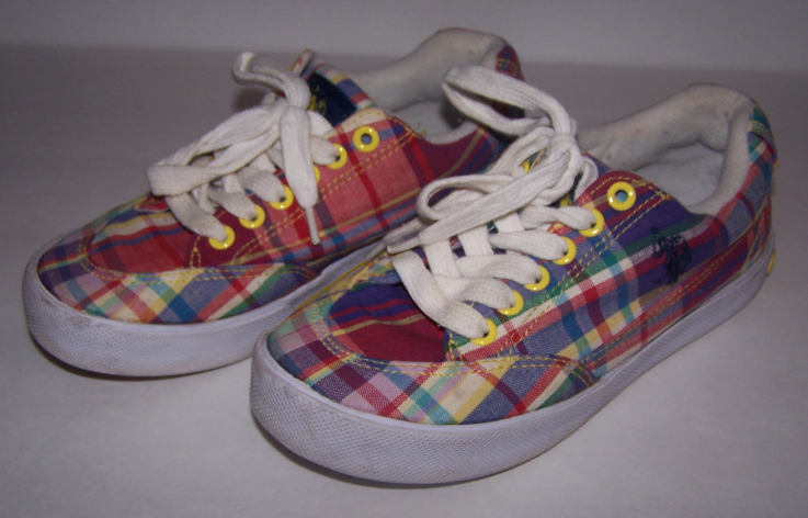 us polo assn plaid shoes