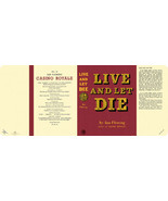 Fleming LIVE and LET DIE facsimilie dust jacket for the first UK edition... - $21.00