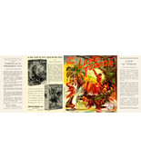 Edgar Rice Burroughs LAND OF TERROR facsimile dust jacket for the first ... - $22.00