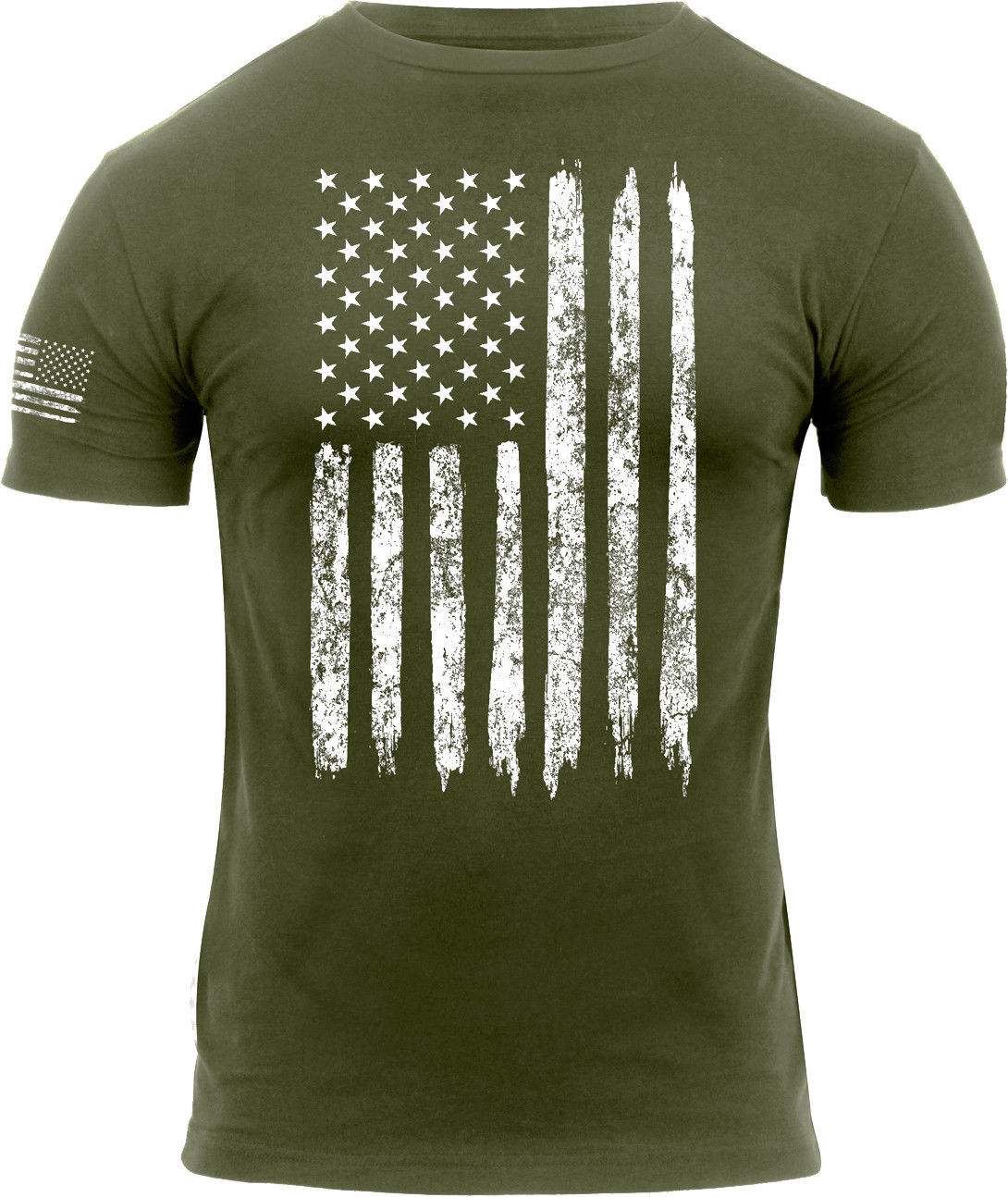 Mens US Flag Athletic T-Shirt Muscle Build Tactical Tee American ...