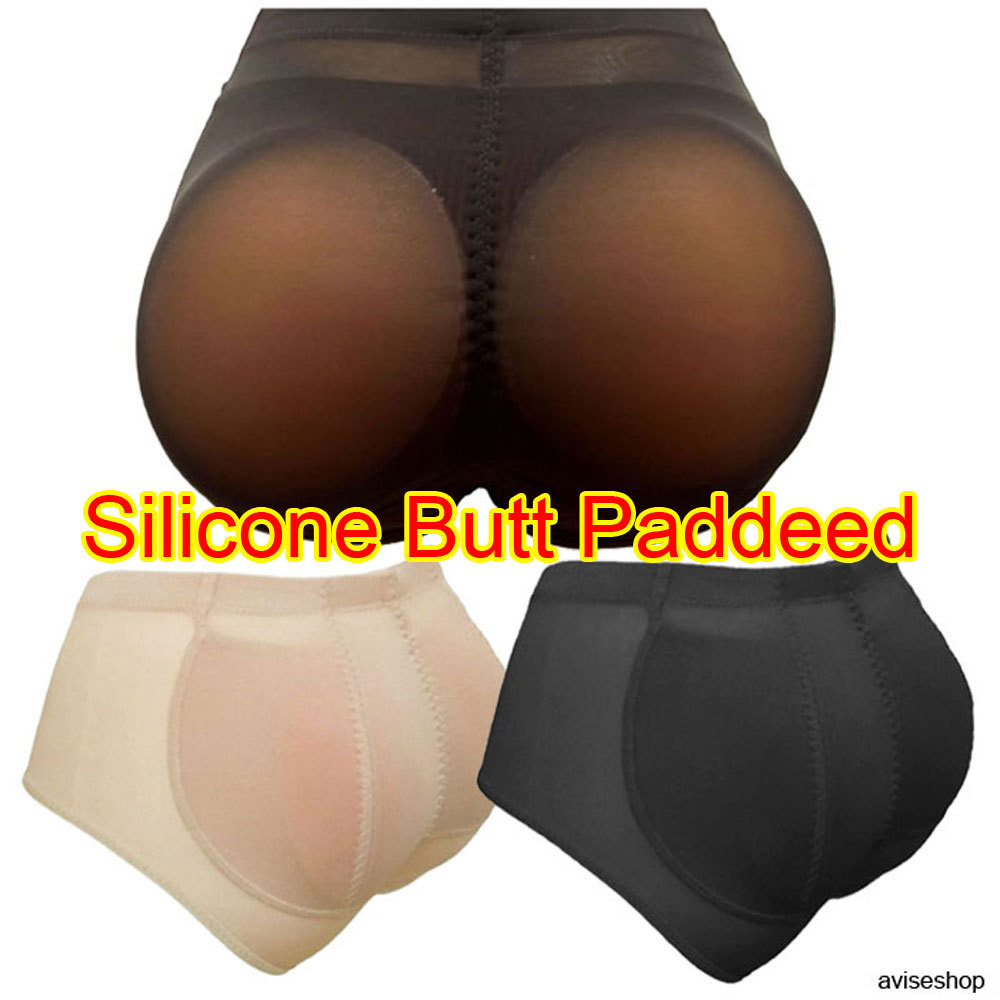 Fullness - Big silicone buttock butt pads enhancer body shaper brief  panties tummy control