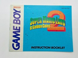 Super Mario Land: 6 Golden Coins Nintendo GameBoy Booklet Manual Instruc... - $8.41