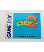 Super Mario Land: 6 Golden Coins Nintendo GameBoy Booklet Manual Instruc... - $9.89