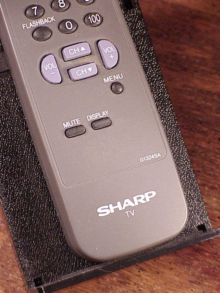 Sharp TV Remote Control, no. G1324SA, used, cleaned and tested Remote
