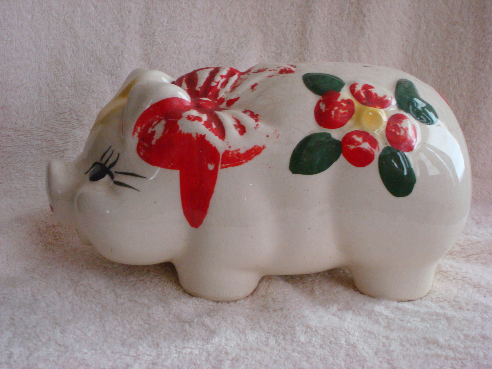 Large American Bisque Co./ American Pottery Co. Piggy Bank Pigs