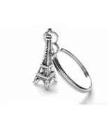 Eiffel Tower Key Chain or Zipper Pull with Eiffel Tower Charm - $11.00