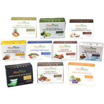 Shea Olein Soaps - Beauty Soaps, Natural, African Black Soap - Set of 10 - $90.00
