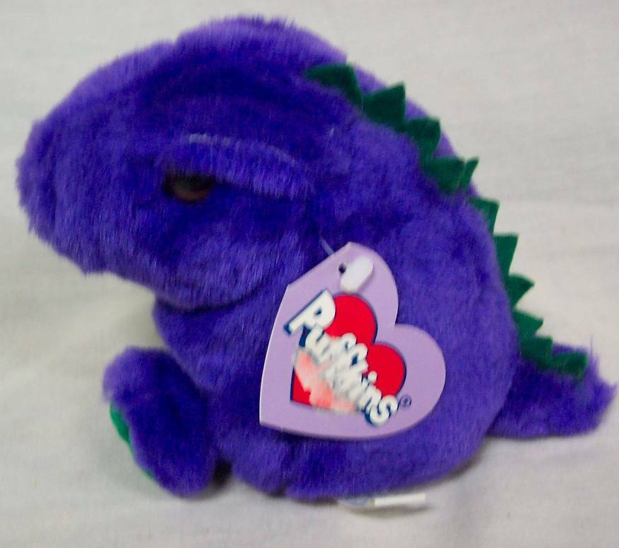 purple dinosaur plush toy