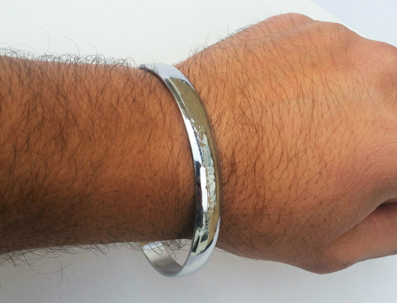 Chrome Plated Steel Punjabi Hindu Sikh Singh Khalsa Hajoor Sahib words