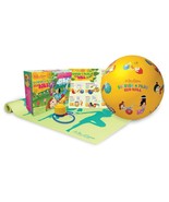 Eco-Friendly Little Yogis Kids Yoga Ball &amp; Mat Set - $45.53