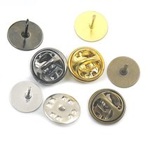 Bluemoona 15 Sets - Brass TIE Tac Tacks Butterfly with Clutch Findings R... - $4.99