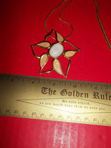 Fashion Treasure Women Jewelry Vintage Monet Sun Pendant Gold Chain Necklace - $47.49