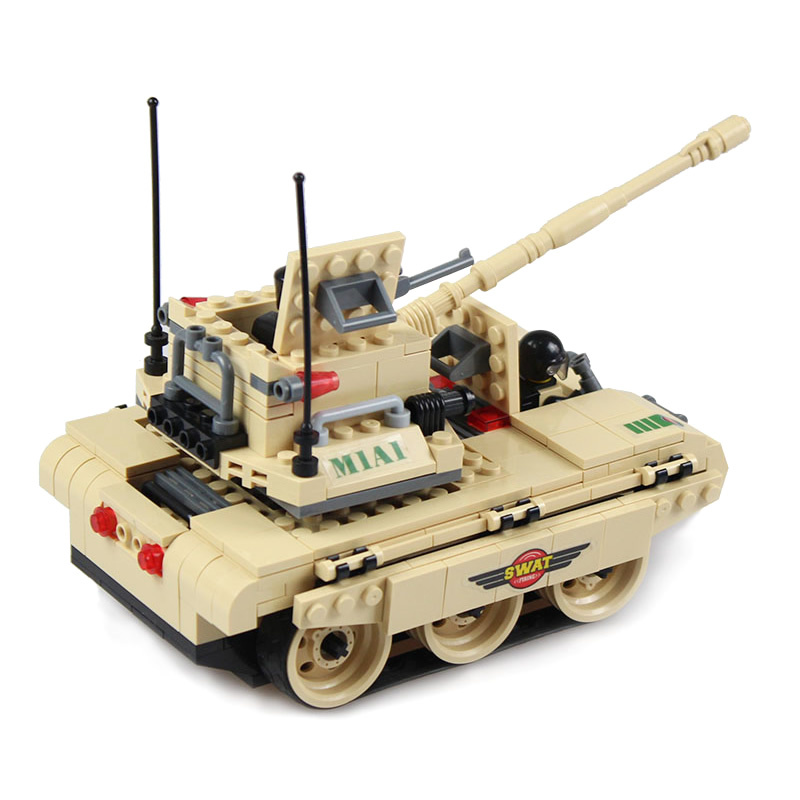 M1 Abrams Army Tank Military Building Block Toy Compatible With Lego