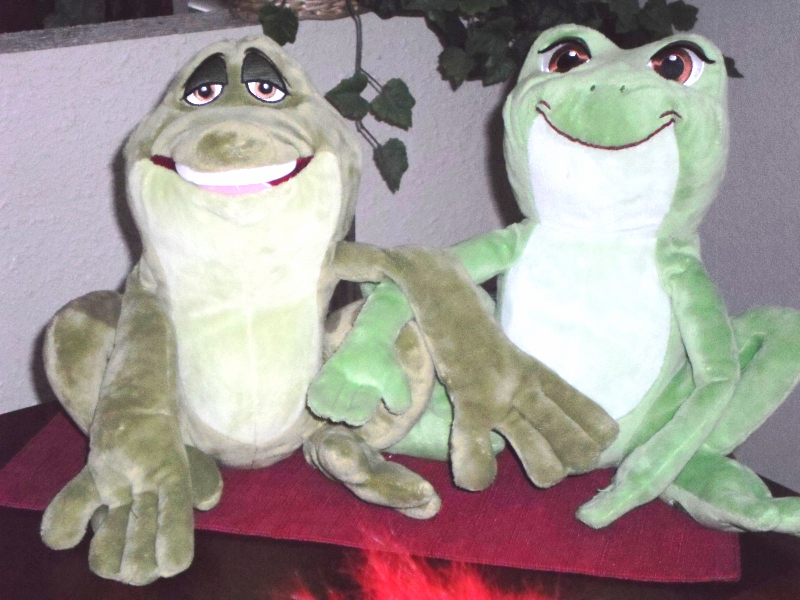 tiana frog plush