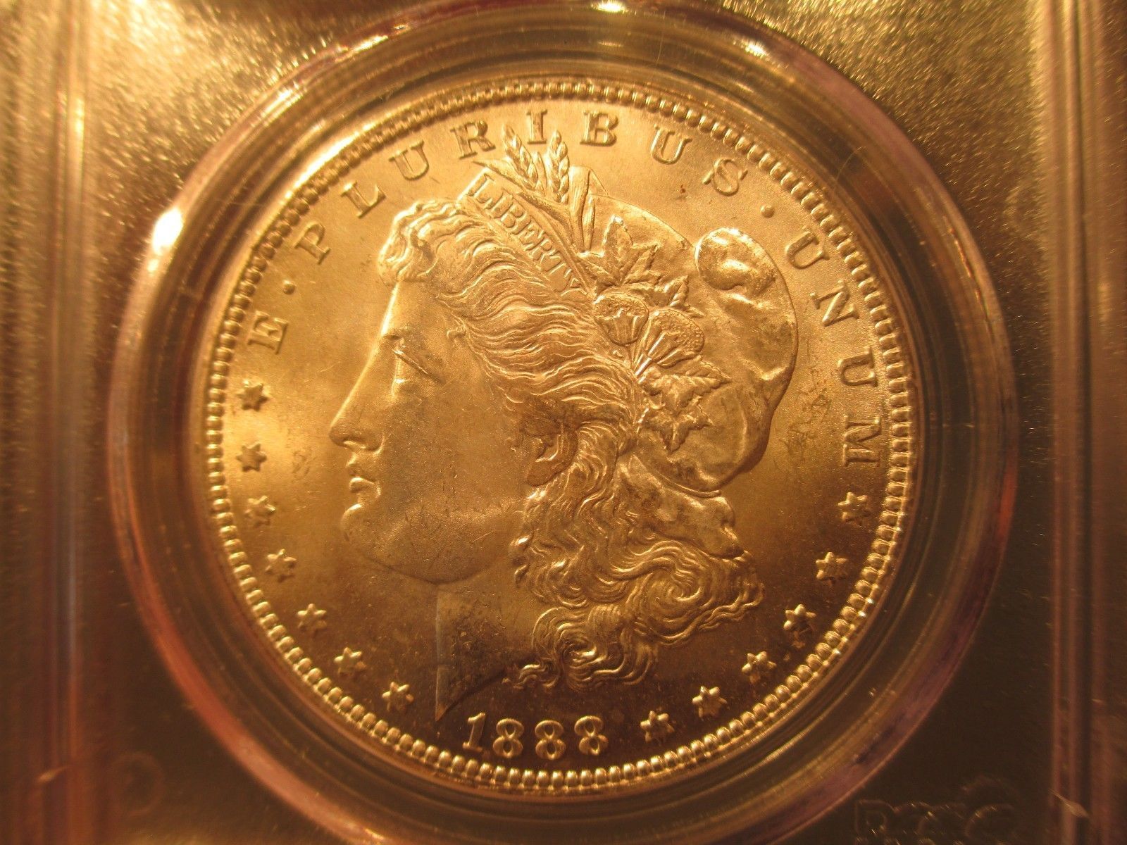 1888 O Silver Morgan Dollar PCGS MS 64 Vam 1B EDS SCARFACE Mint Error