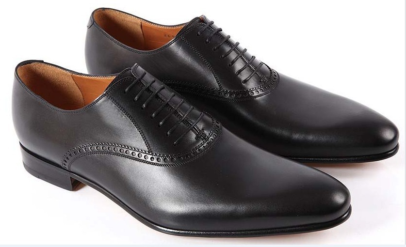 Handmade mens black  Oxford leather shoes  Classic Mens 