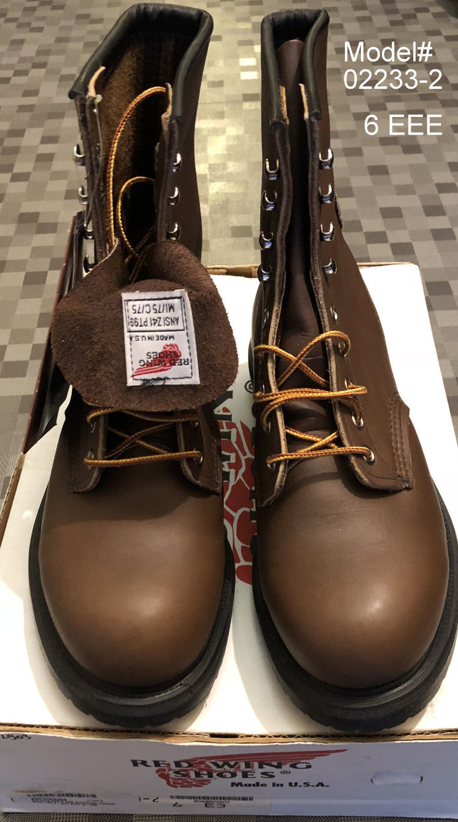 red wing boots ansi z41 pt99