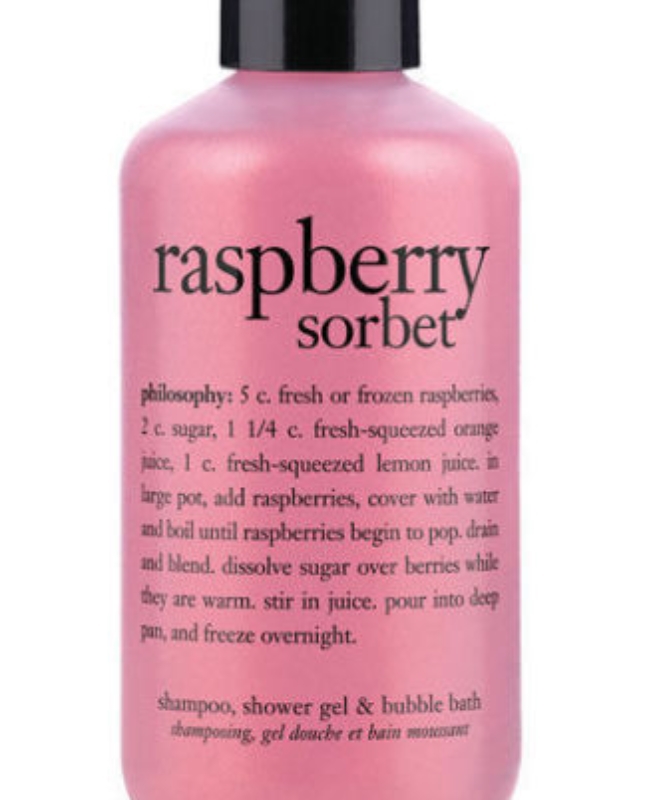 Philosophy Raspberry Sorbet Shower Gel & Bubble Bath 8OZ NEW Body