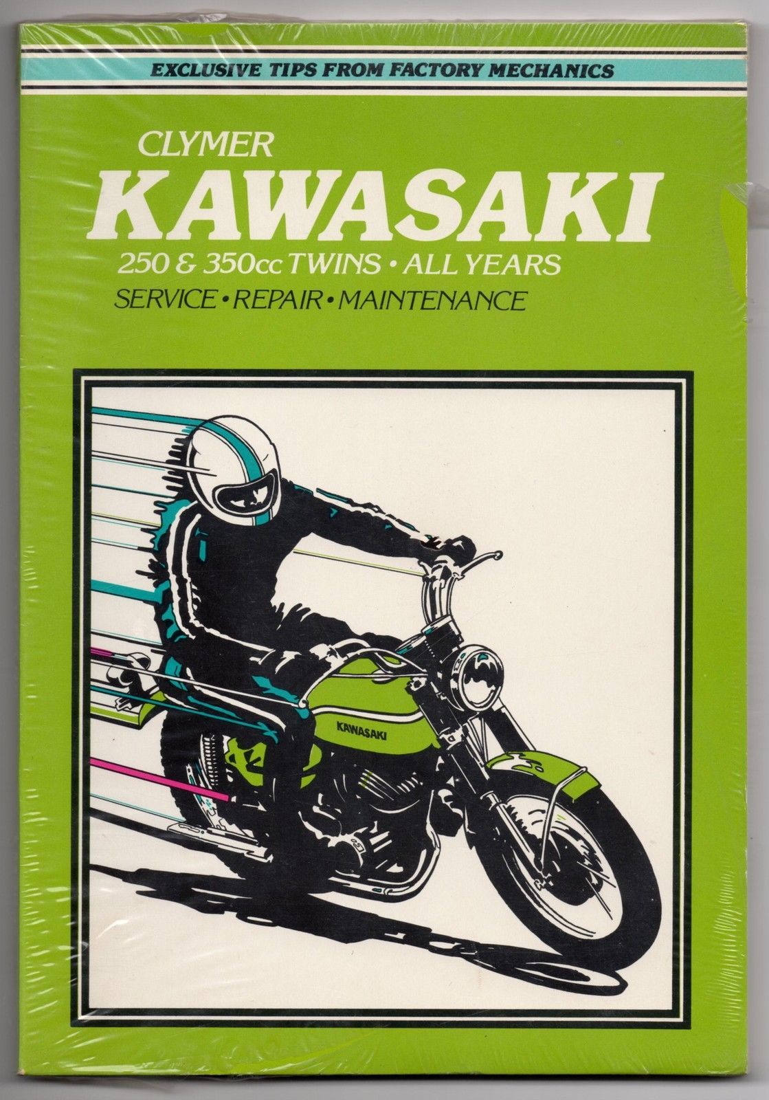 CLYMER KAWASAKI 250 AND 350 TWINS – ALL YEARS SHOP MANUAL-NEW!!!