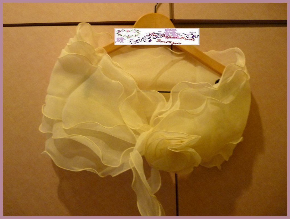 organza bridal wrap