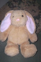 Build A Bear 17&quot; Tan Floppy Eared Ester Bunny Rabbit Plush toy retired - $15.00