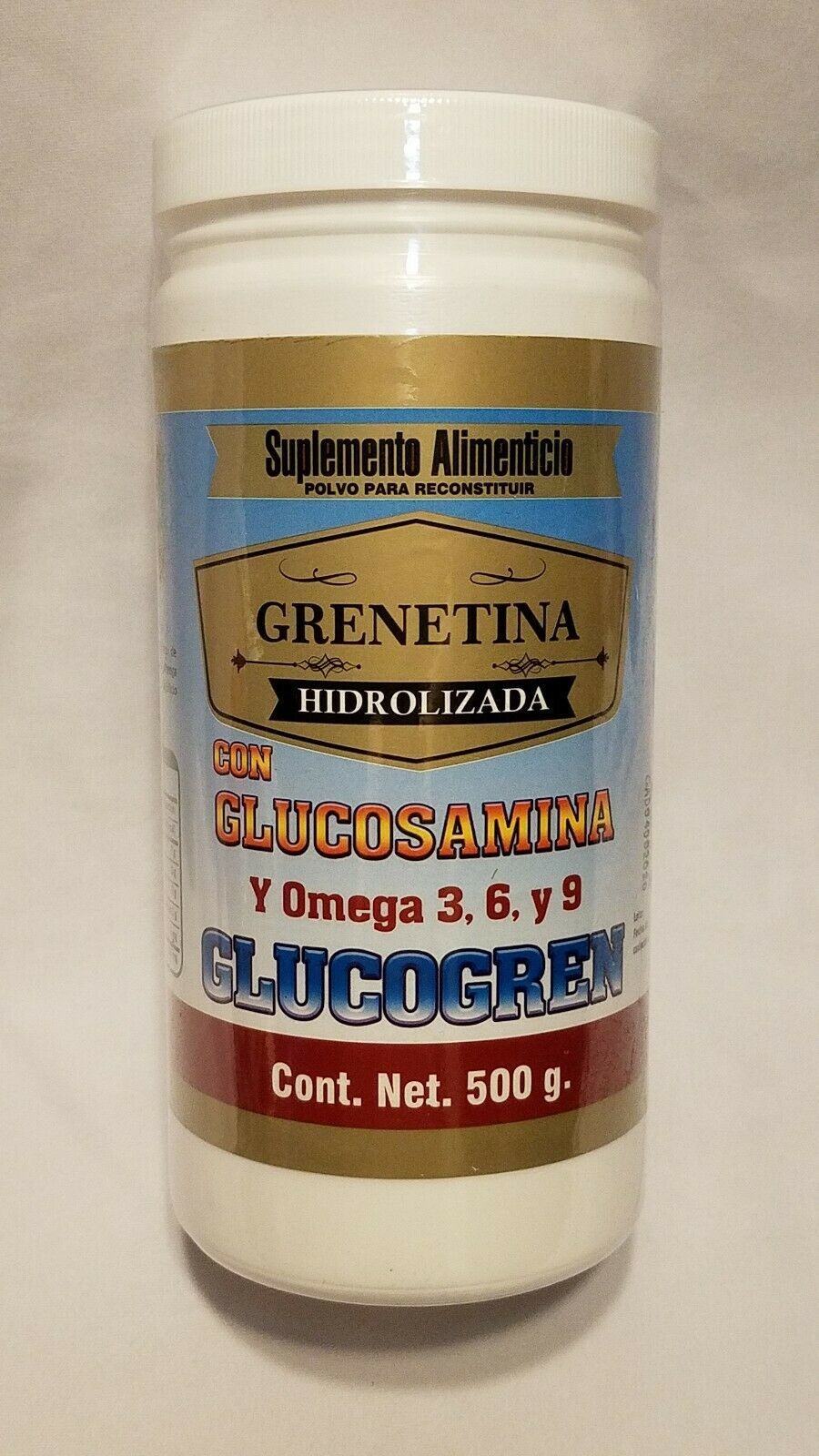 Hidrolizada con Glucosamina y Omega 3,6 y 9 500 Grs Pretty