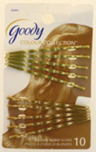GOODY - Colour Collection Blonde Wavy Bobby Slides - 10 Count