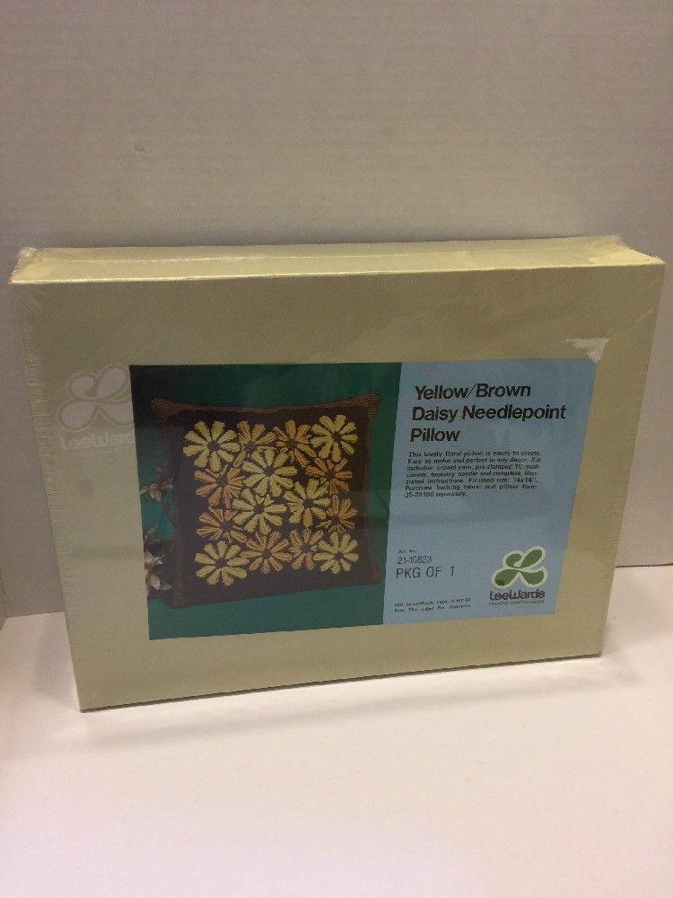 Daisy Needlepoint Pillow Kit Lee Wards And 21 Similar Items