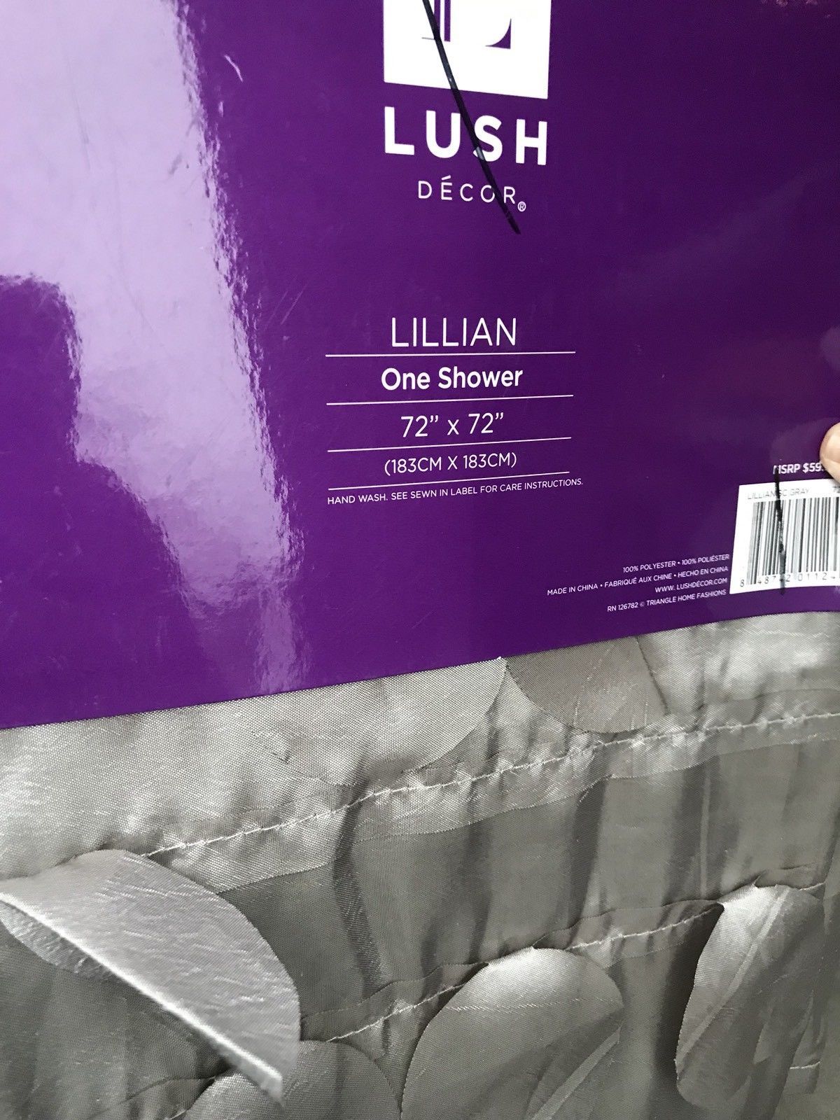 Lush Decor Lillian Grey Shower Curtain Nwt And 26 Similar Items