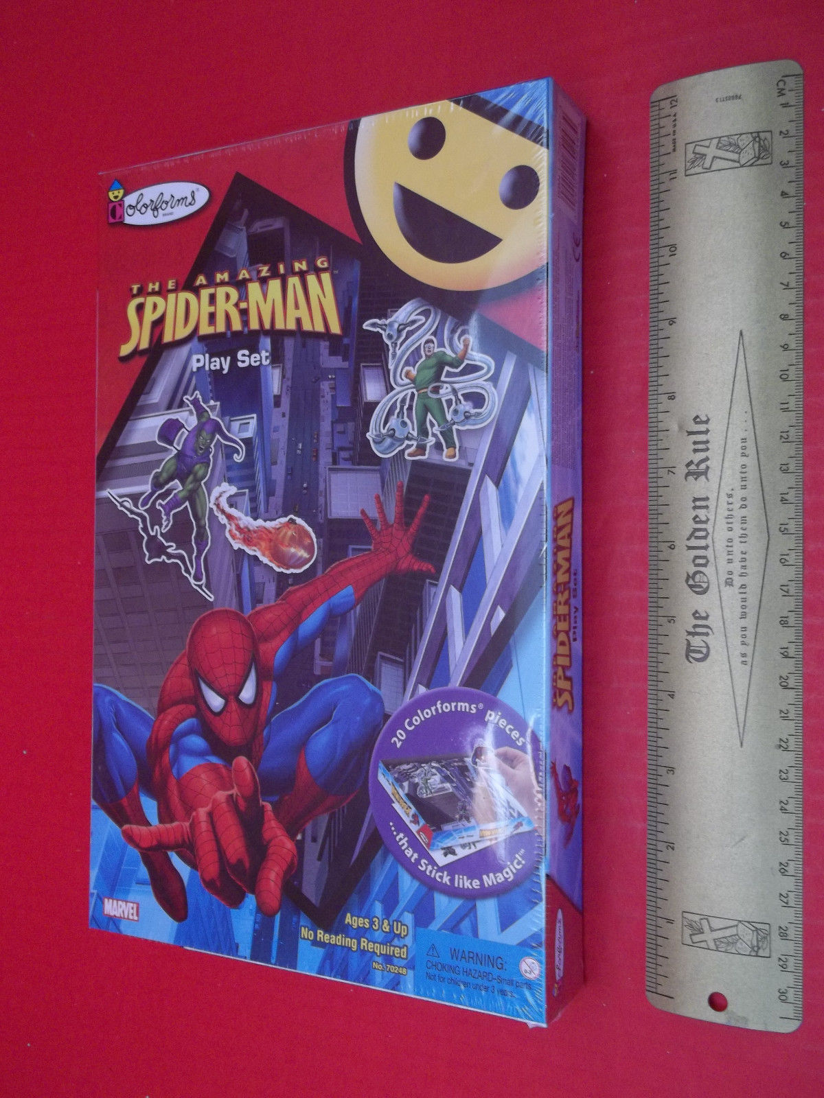 Spiderman Colorforms Activity Toy SpiderMan Play Set Spidy Comic