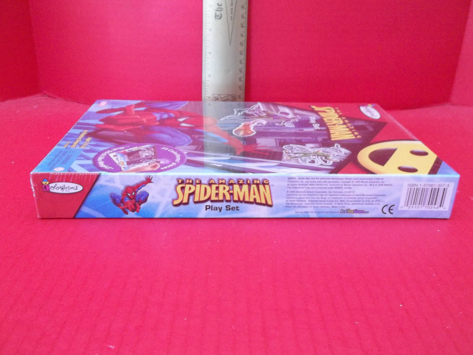 Spiderman Colorforms Activity Toy Spider-Man Play Set Spidy Comic ...