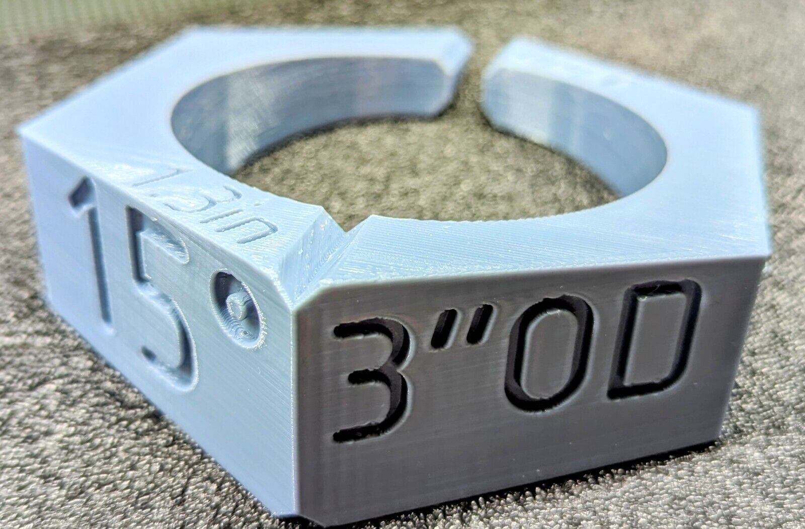 Exhaust pipe pie cut Jig 3" 15° cut header fabrication turbo manifold