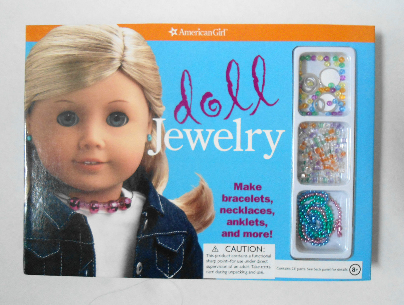 American Girl Jewelry Craft Book Kit MCKENNA SAIGE KANANI JULIE DOLL