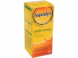 Bayer Supradyn CoQ10 Energy vitamins minerals Active life supplement 60 ... - $30.50